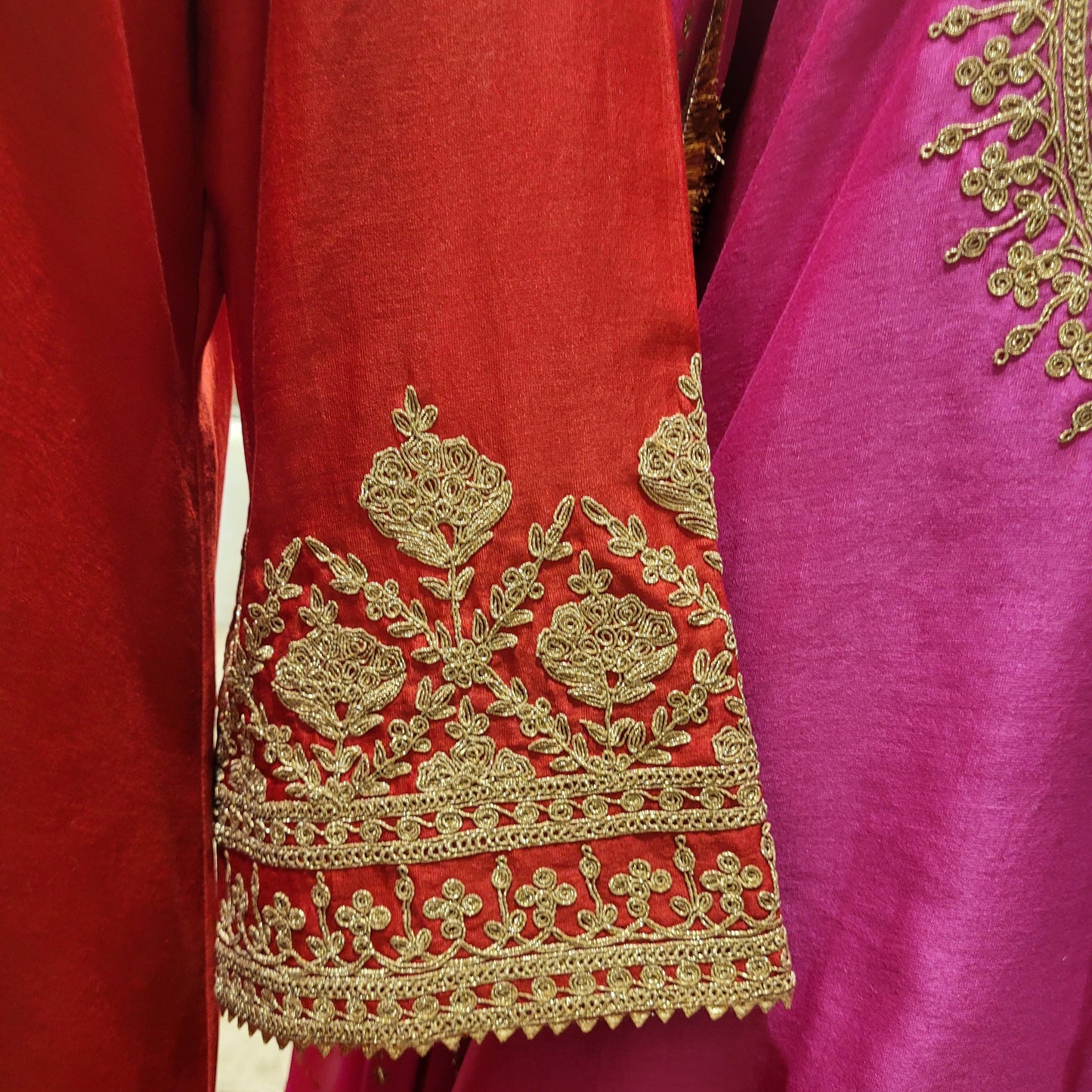 Dupatta georgette with Mukesh work