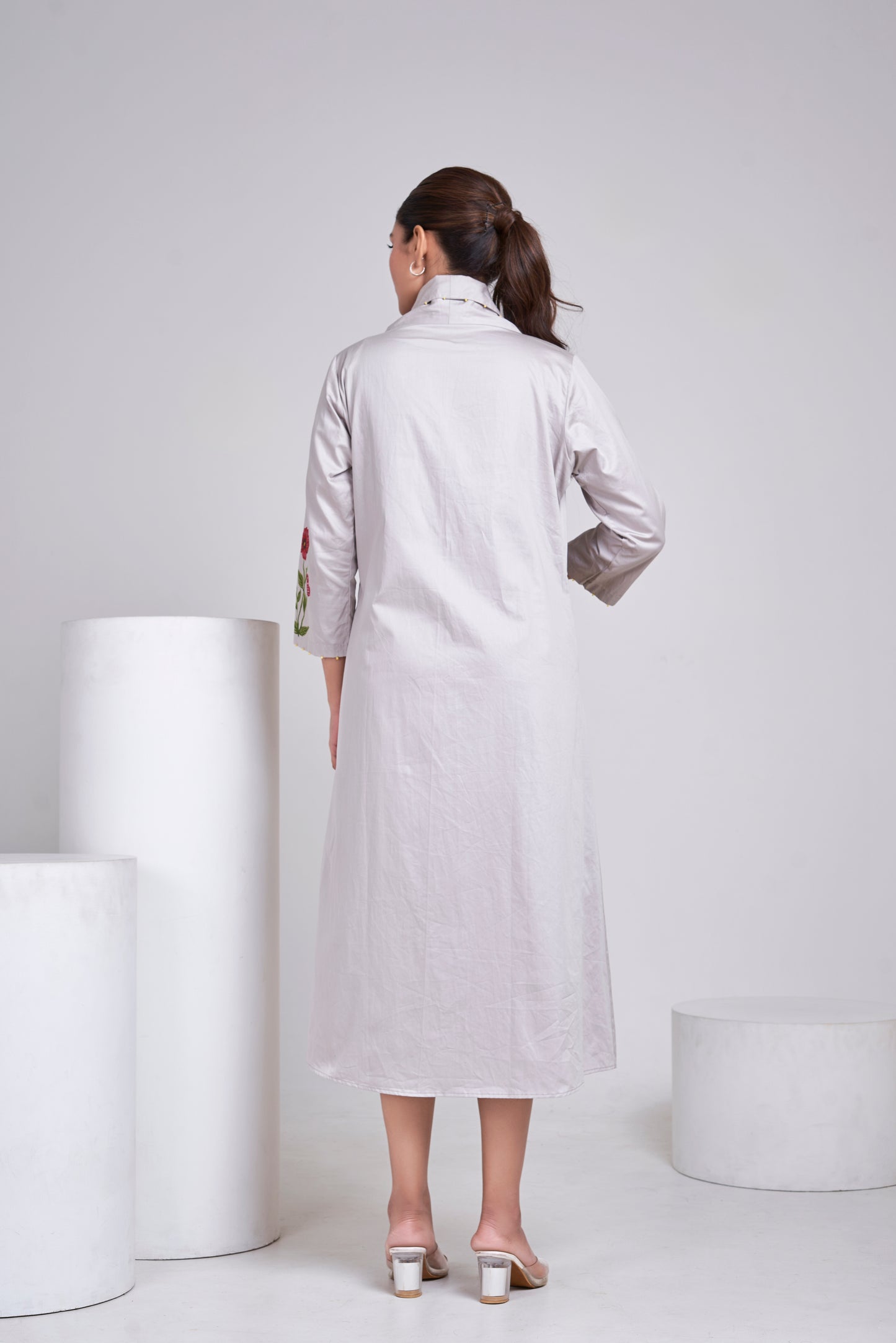 Moonstoney Peony Shirt Dress