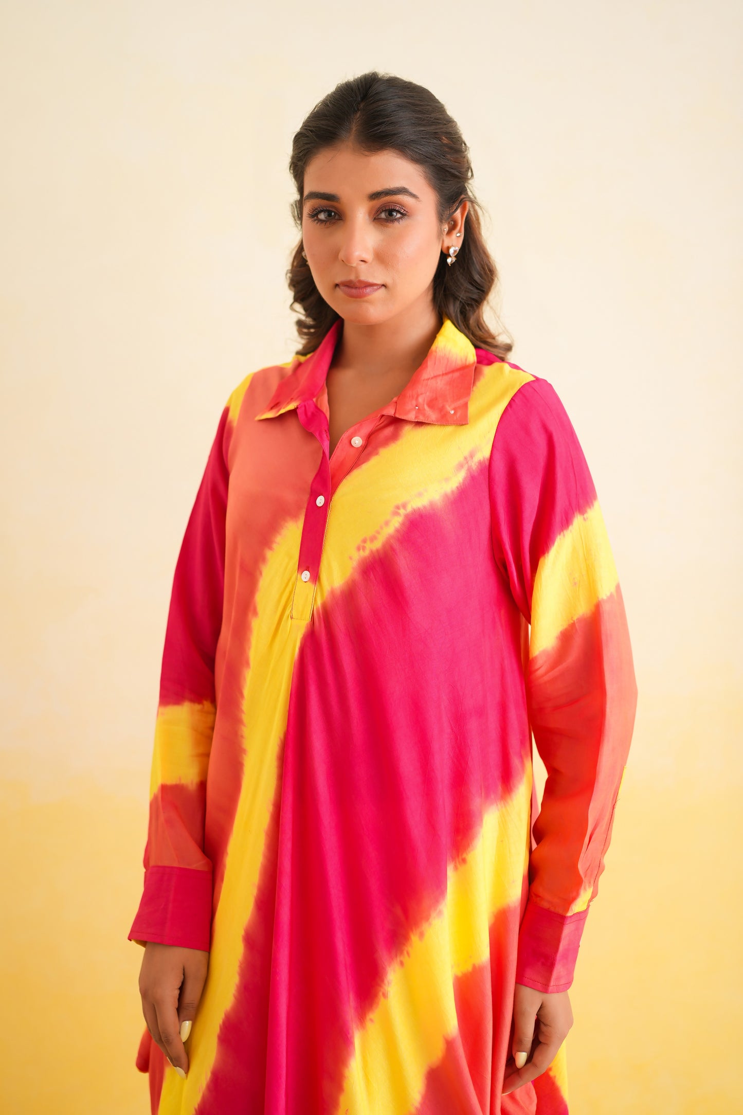 Shibori Kurta with Salwar (Set of 2)