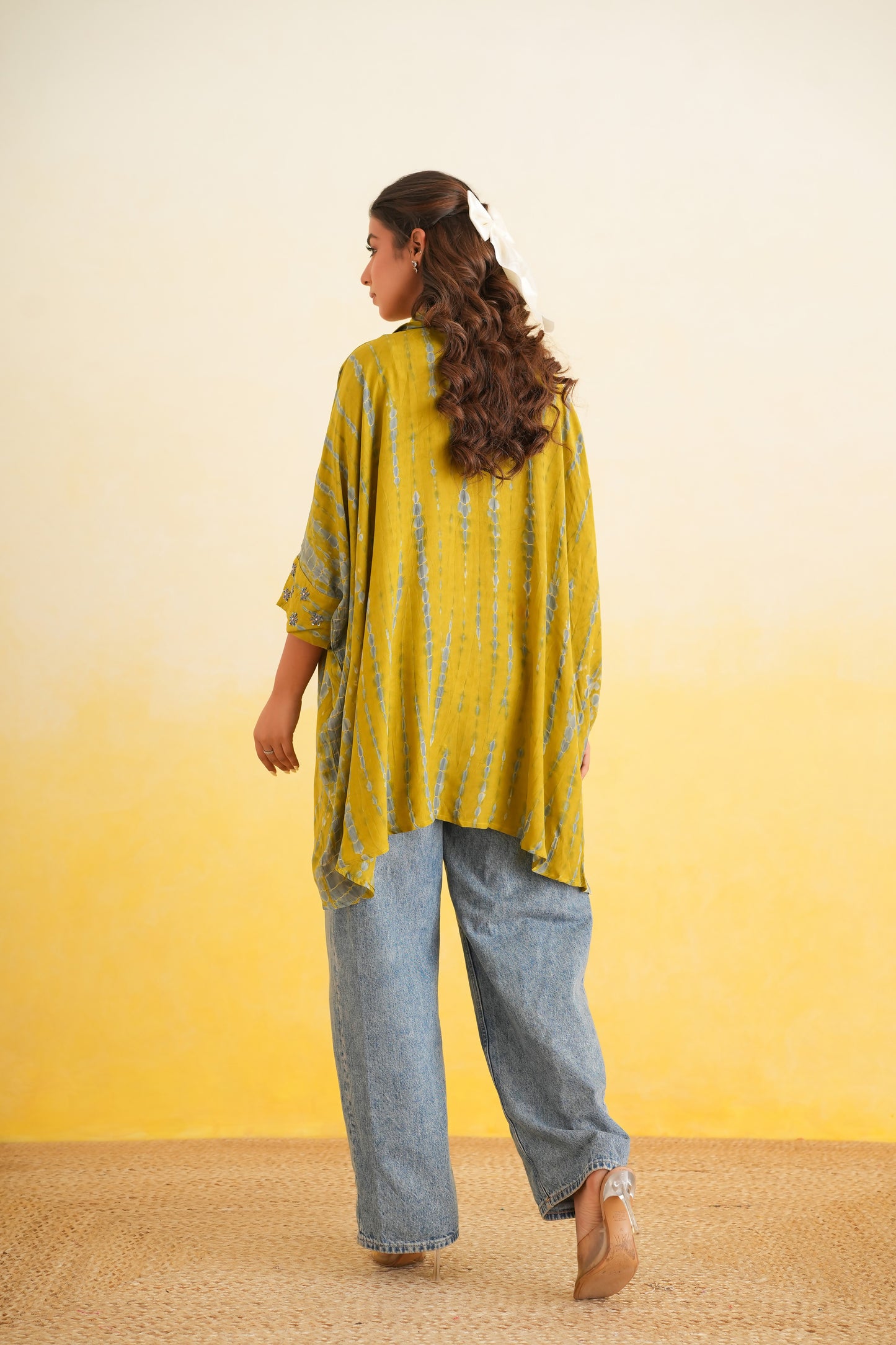 Mustard Shibori Shirt