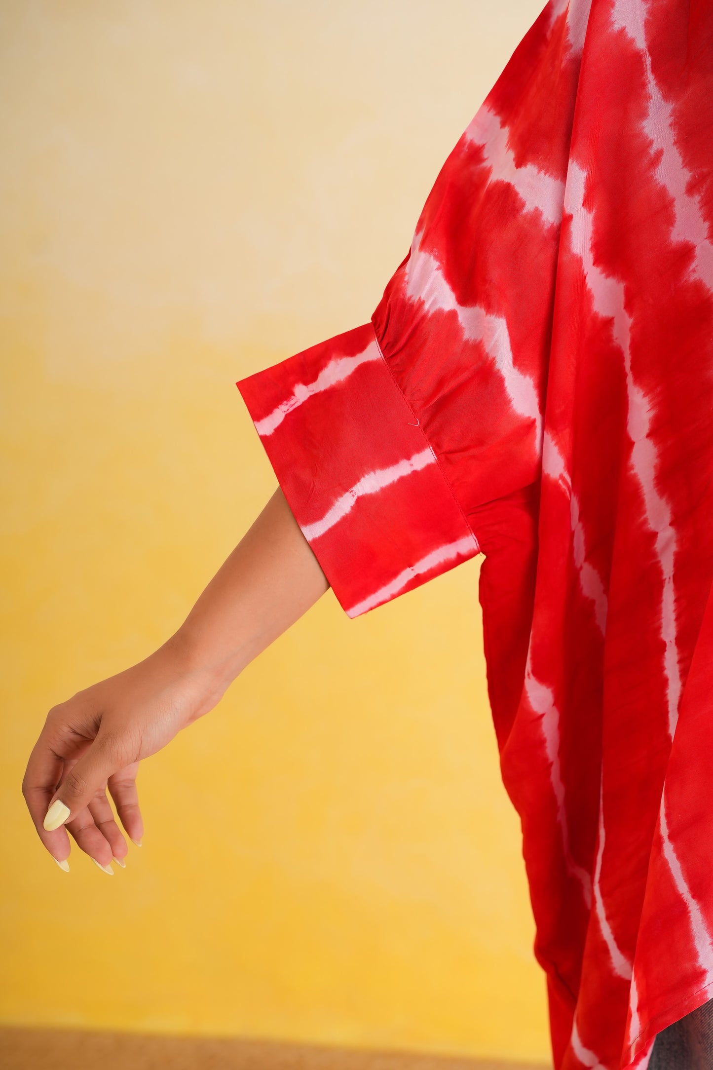 Shibori Shirt (Red and Pink)