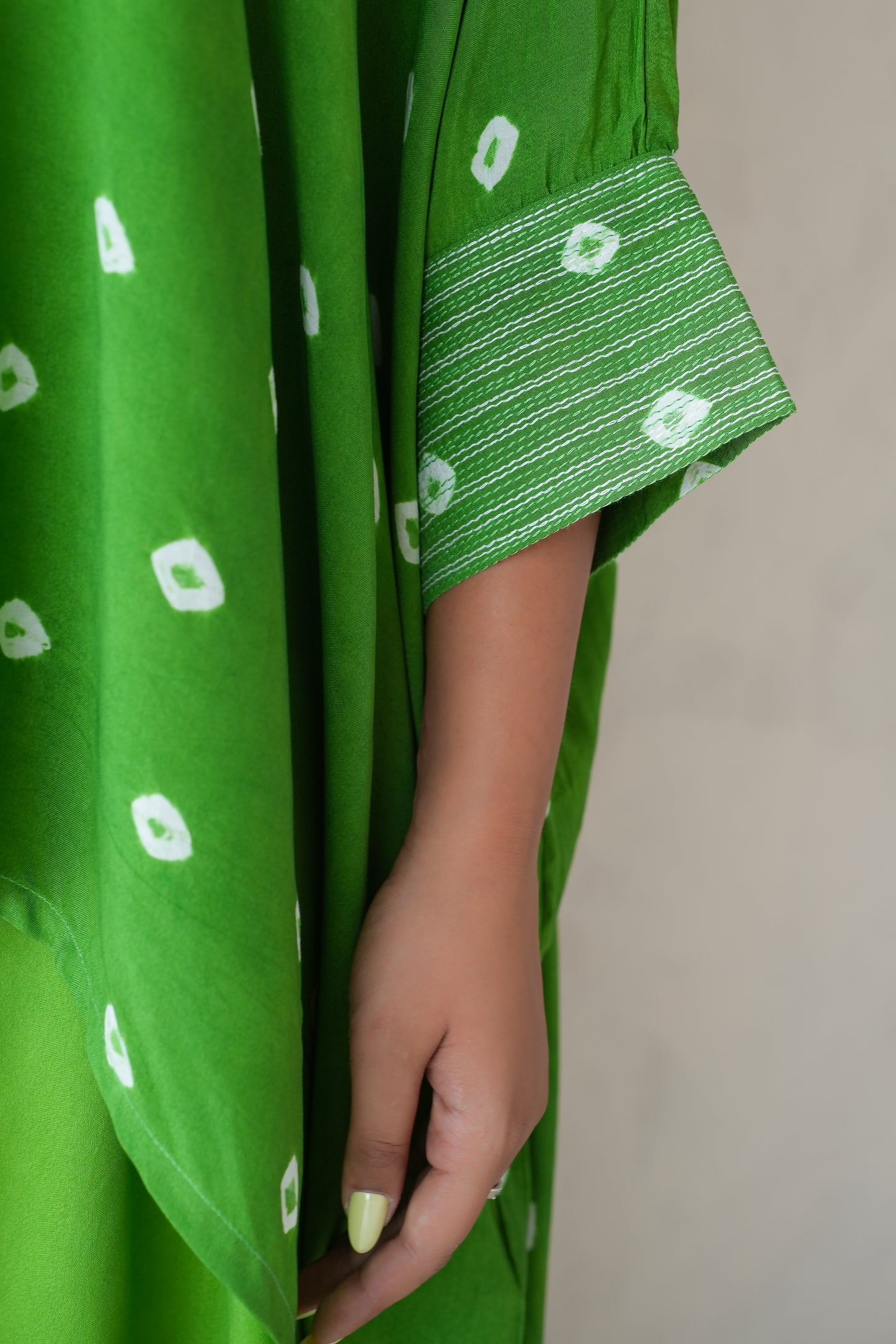 Bandhani Shirt (Green)