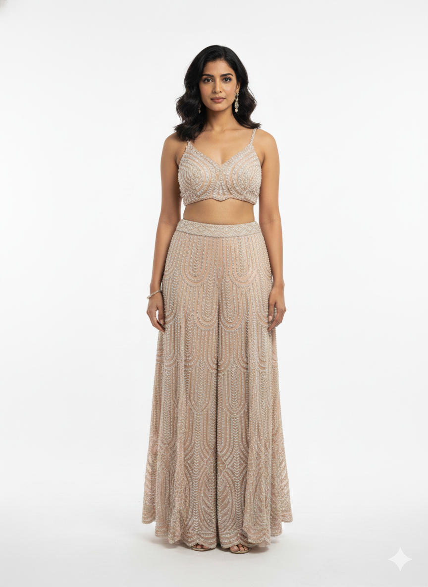 Pearlwork Jacket Pants Set