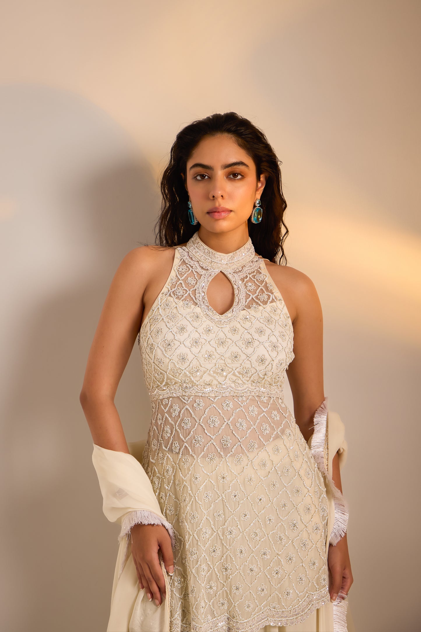 Embellished Sharara set