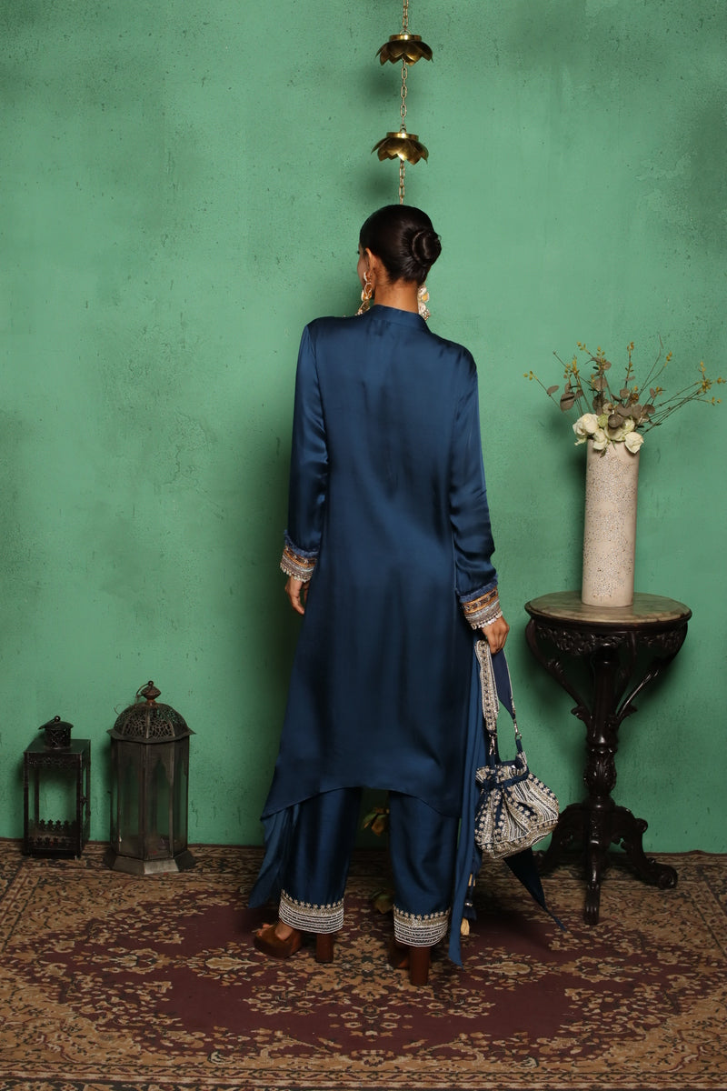 Coin Kurta(Royal Blue)