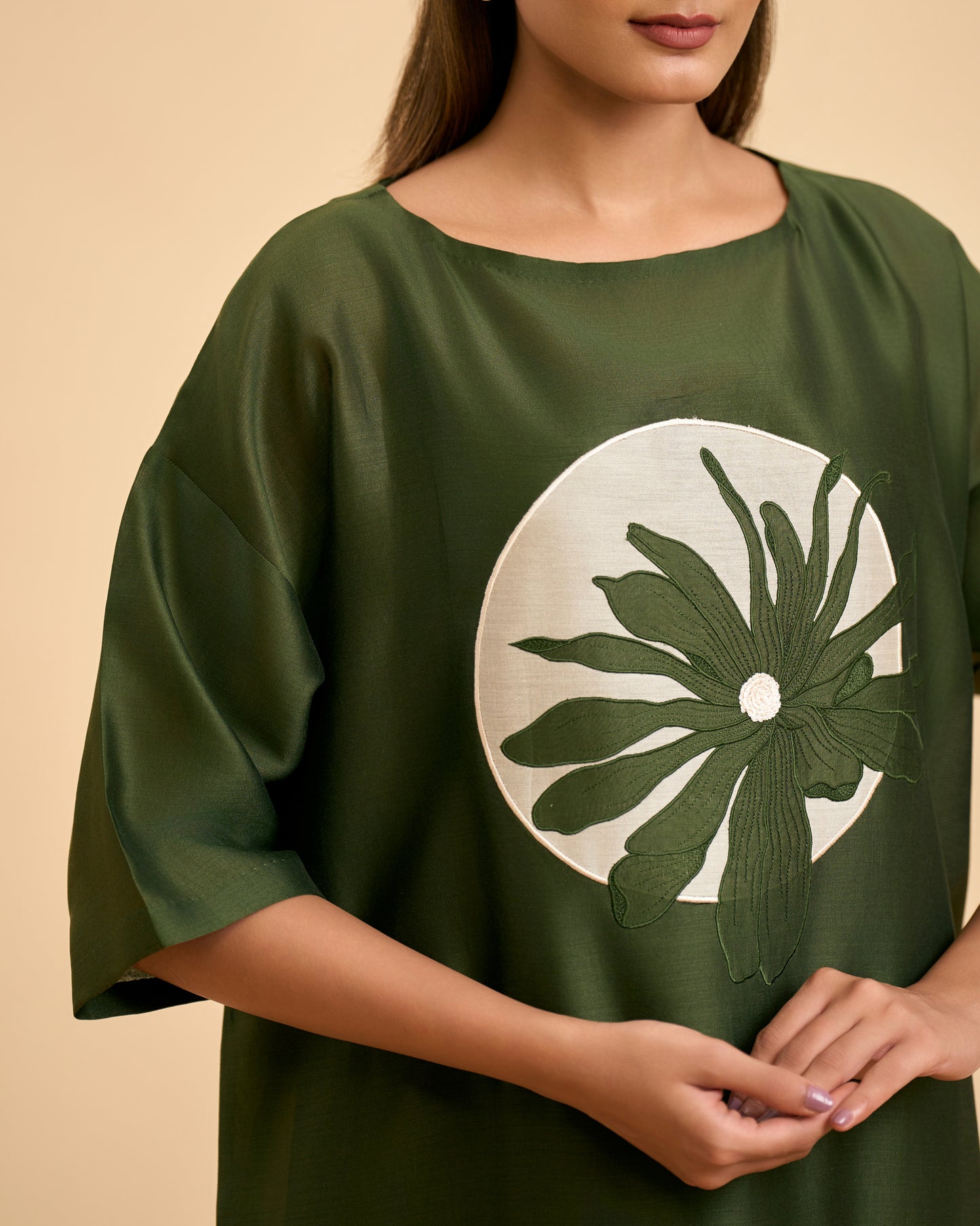 Olive Elegance Suit Set