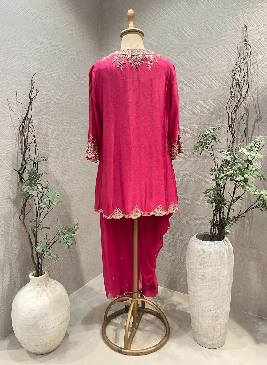 Rani Pink Sharara Set