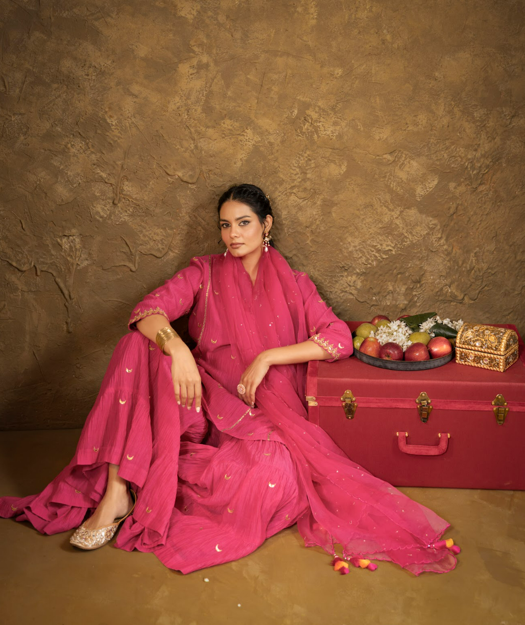 Chaand Booti Sharara Set