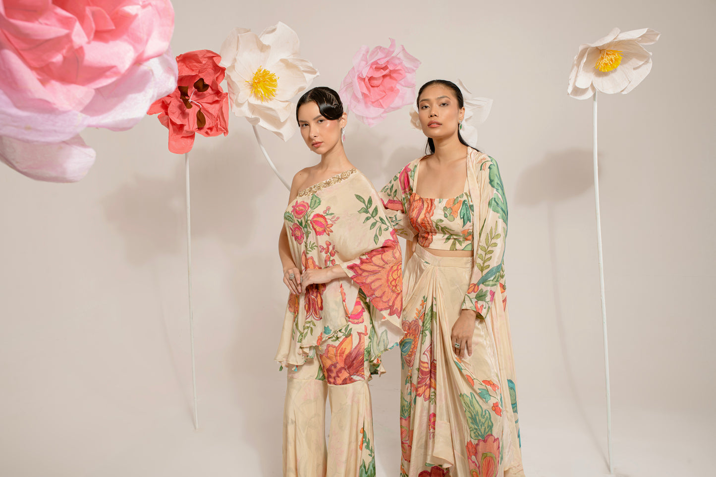 Floral Print Top with Pant