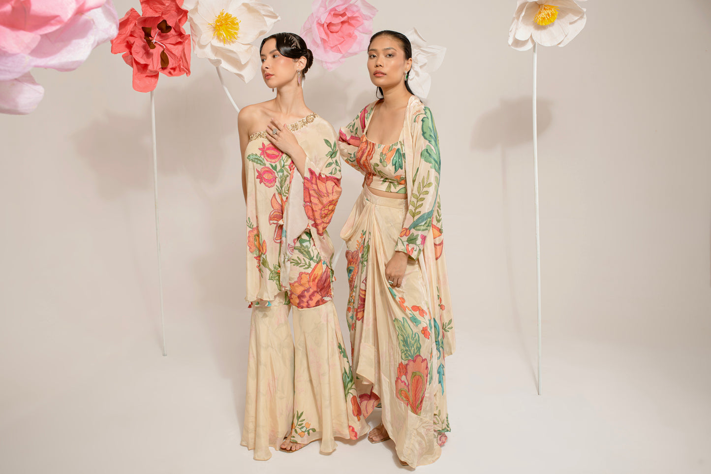 Floral Print Top with Pant