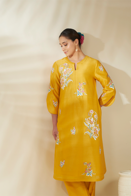 Yellow Elara Suit Set