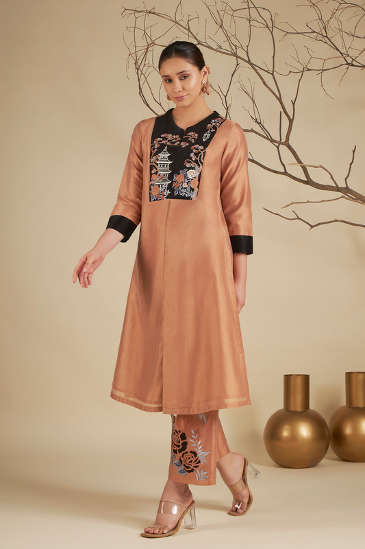 Peach Riva Suit Set