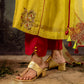 Neon Green 5 Boota Kurta Set