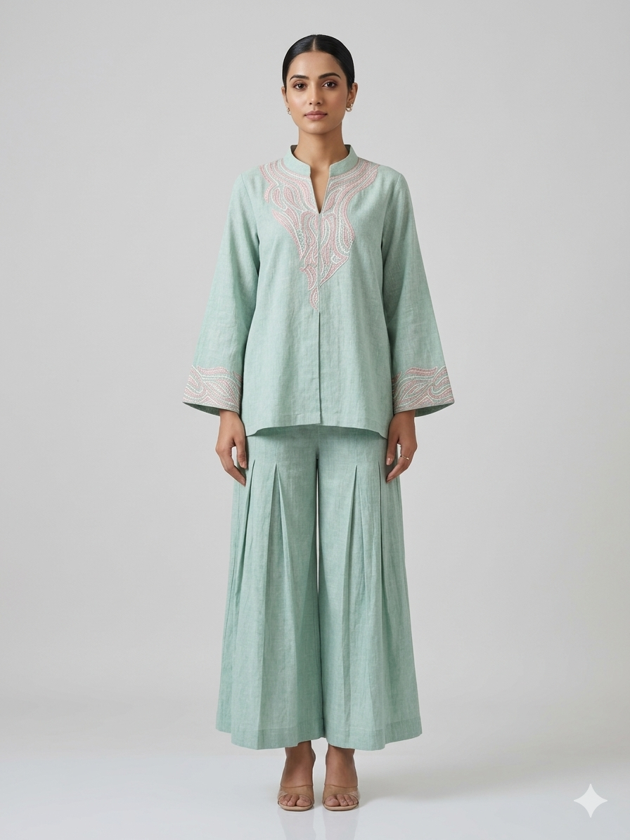 Linen Tiger Co-ord Set