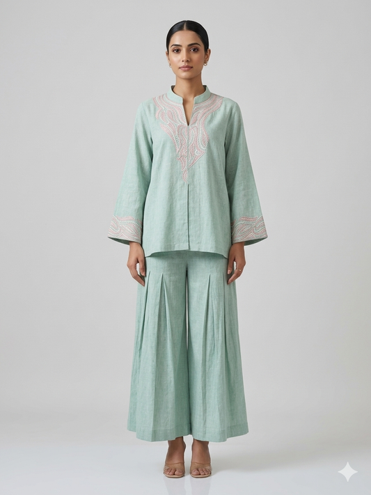 Linen Tiger Co-ord Set