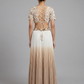 Gold and Ivory heavy embellished Lehenga Set.