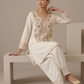 Ivory Chanderi Dabka Salwar Set