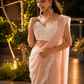 Ethereal Rose Saree