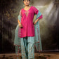 Ice Blue Jaal Farshi Kurta Set