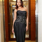 Broken Graphic Lycra Gown - View 3