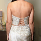 Broken Graphic Ivory Corset Cape Set - View 4