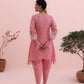 Siya Chanderi Pink Dhoti Set