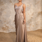 Champagne Gold Saree Corset Gown