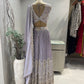 Lilac Pearl Zardozi Lehenga Set