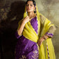 Purple Daman Lappa Sharara Set