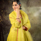 Neon Green 5 Boota Kurta Set