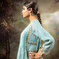 Ice Blue 5 Boota Kurta Set