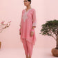 Siya Chanderi Pink Dhoti Set