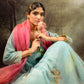 Ice Blue 5 Boota Kurta Set