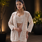 Ethereal Rose Saree
