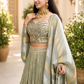 Sage Symphony Lehenga
