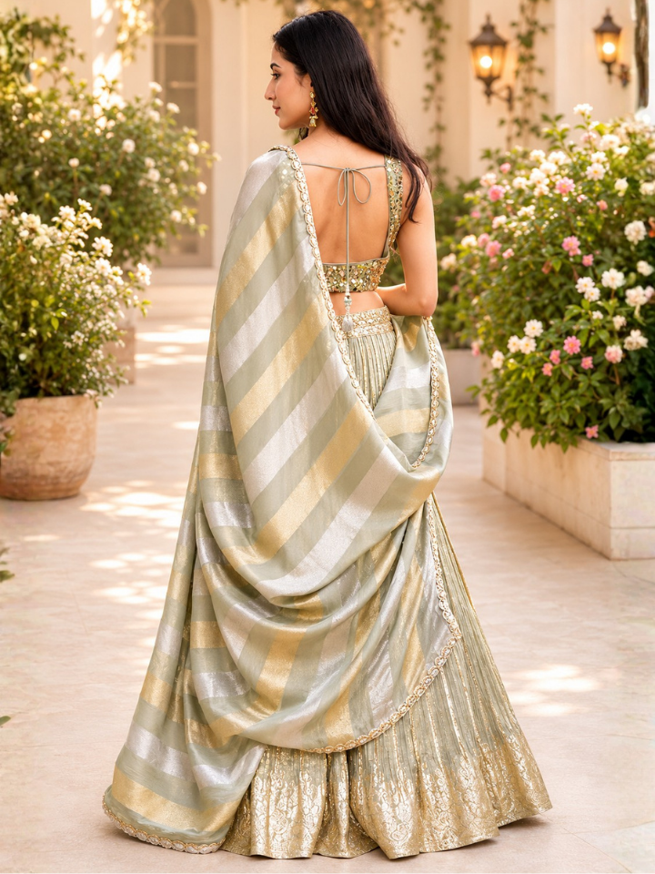 Sage Symphony Lehenga