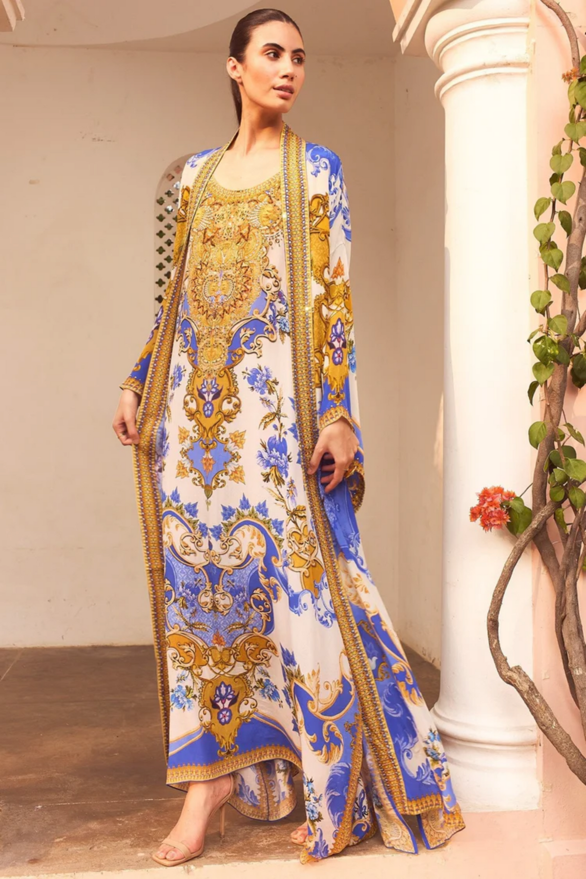 SANTORINI SUN KISS LONG ROBE – gyansbyshreeya