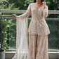 Blush Petal Sharara Set