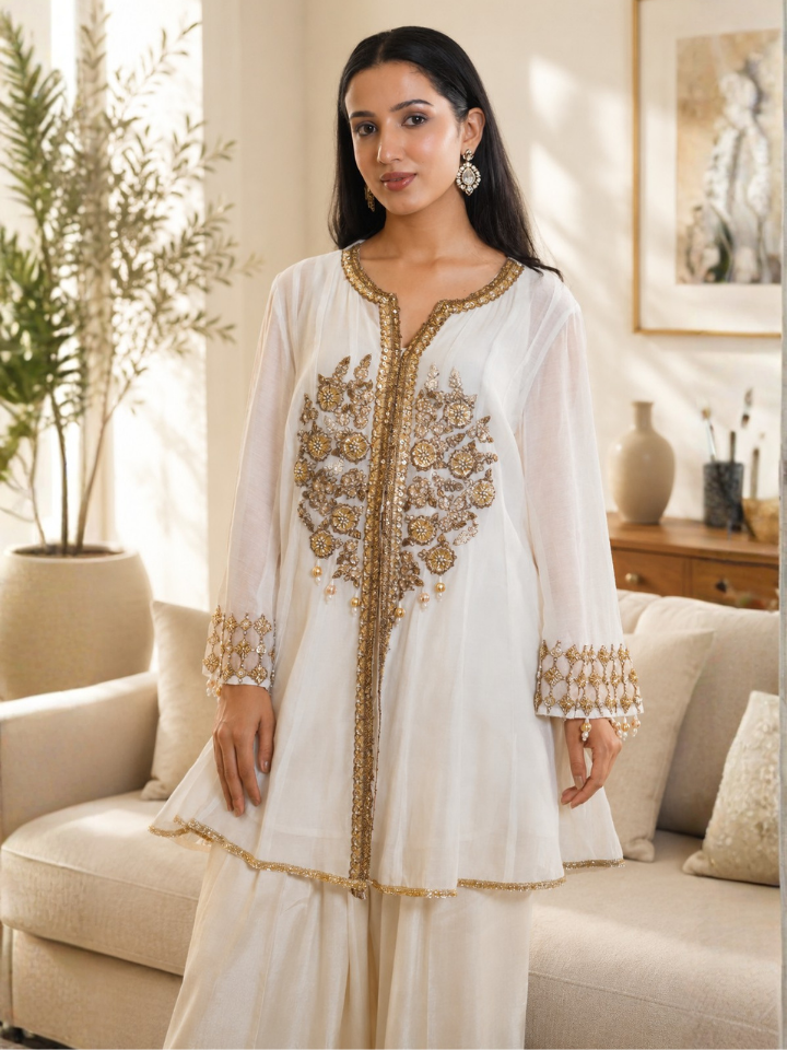 Shehnaz Ivory Outfit