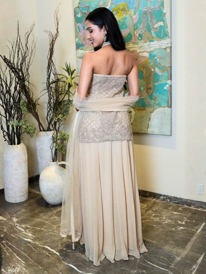 Nude Elegance Suit Set