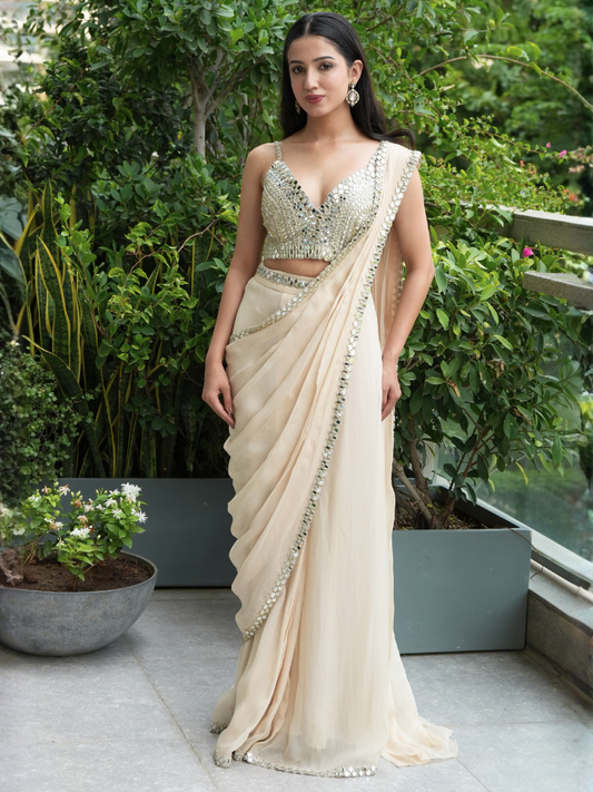 Moonlight Sequin Saree