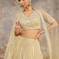 Pastel Yellow Bridal Lehenga Set for women