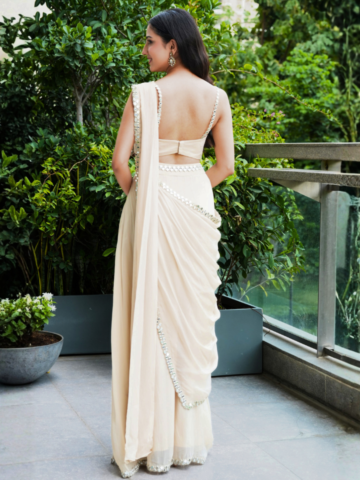 Moonlight Sequin Saree