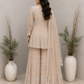 Blush Peach Sharara set