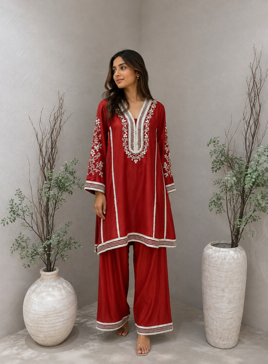Rust Red Cord Set
