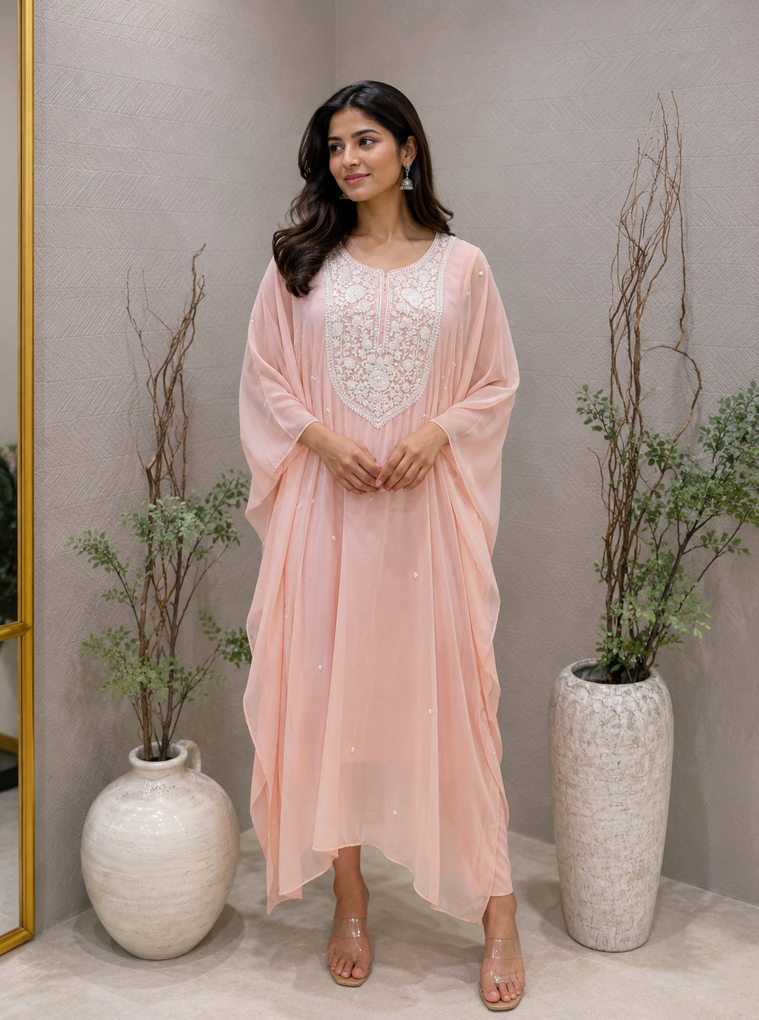 Blush Pink Kaftan