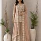 Old Rose Embellished Peplum Sharara Set