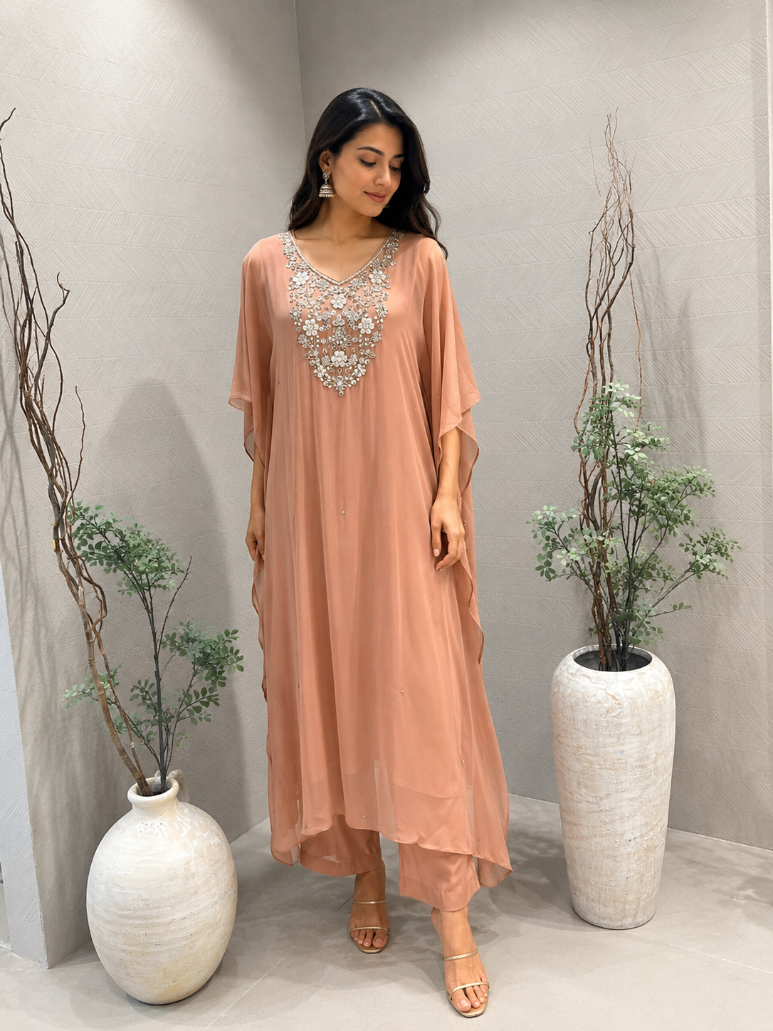 Old Rose Kaftan