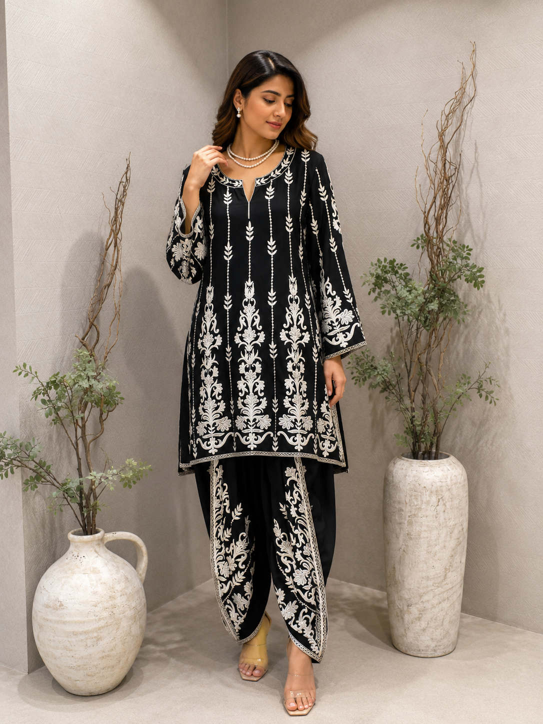 Midnight black cord set