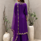 Royal Purple Kurta Set